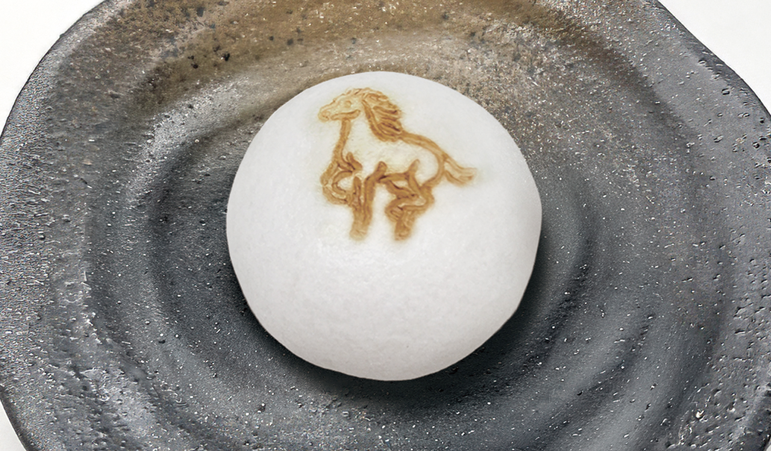 干支(馬)の薯蕷饅頭