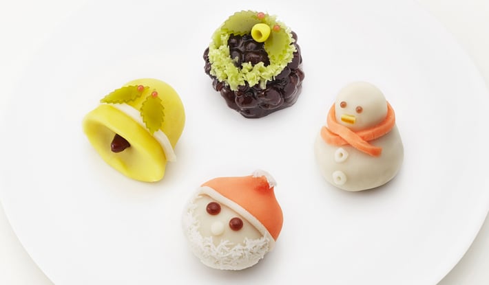 クリスマス限定上生菓子（4種類）｜販売期間｜12月14日（火）〜25日（土）