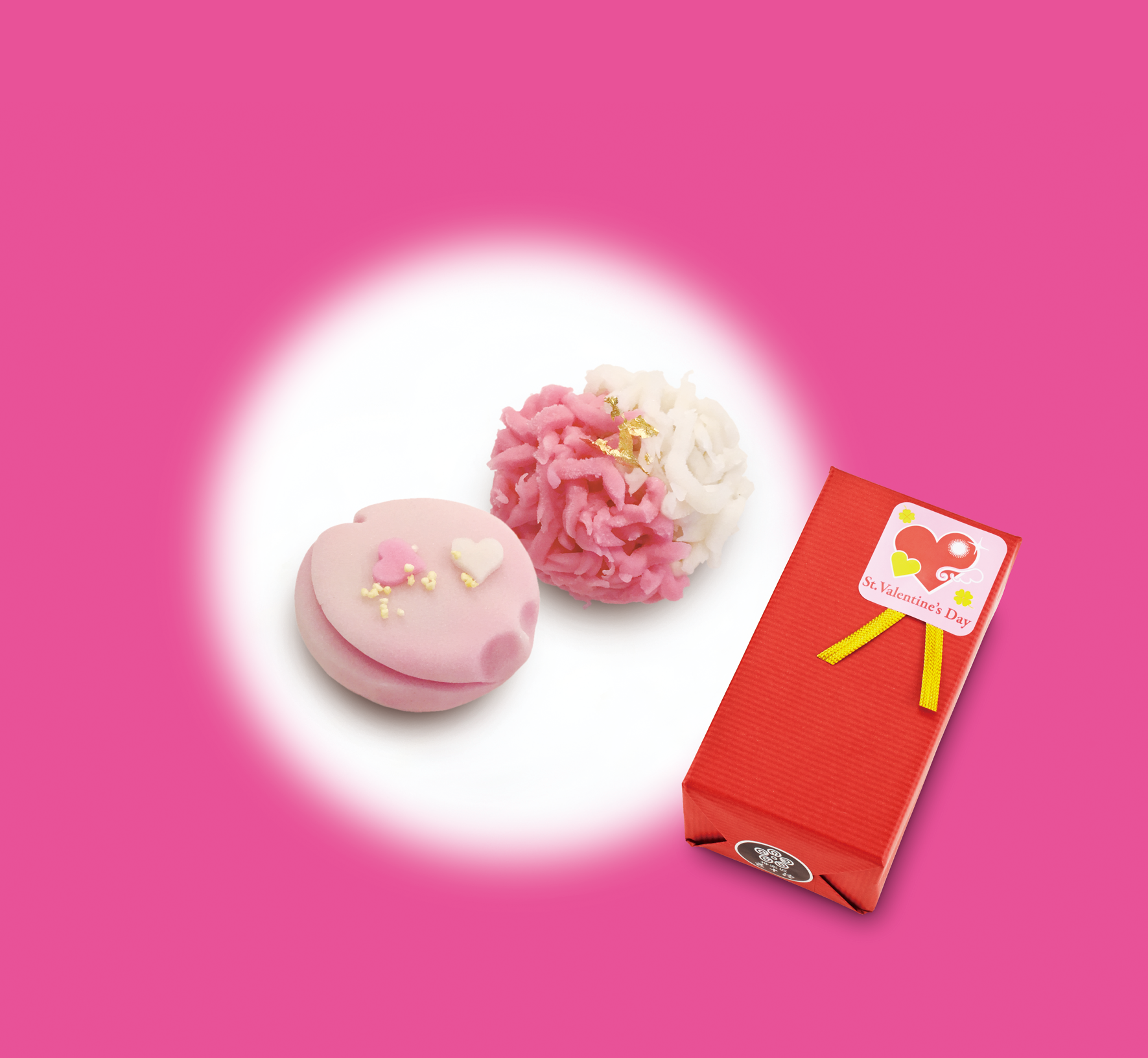 バレンタインデー上生菓子
